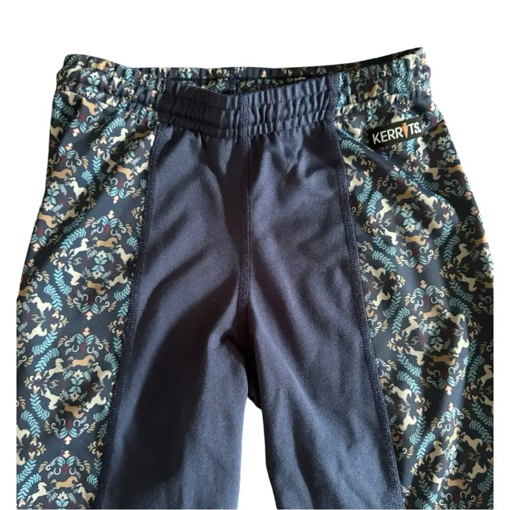 Kerrits Girls Performance Knee Patch Riding Tight Breeches Size S Horsing Around